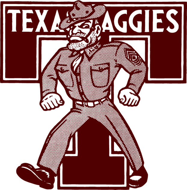 Texas A&M Aggies 1972-1980 Primary Logo diy iron on heat transfer